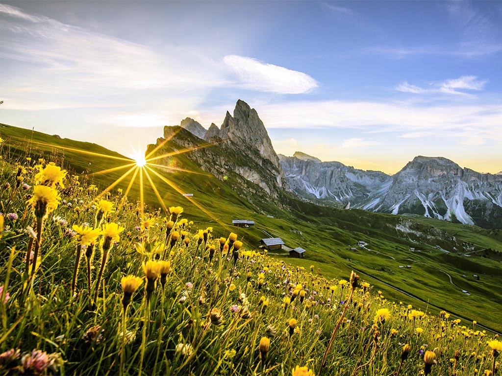 Die Geislerspitzen - Wandern in den Dolomiten