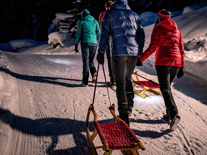 Tobogganing